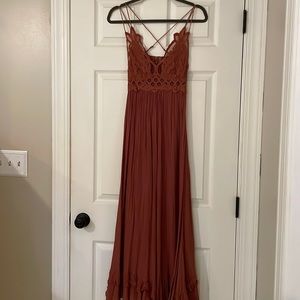 Free People maxi dress.